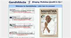 Desktop Screenshot of gandhimedia.org