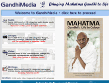 Tablet Screenshot of gandhimedia.org